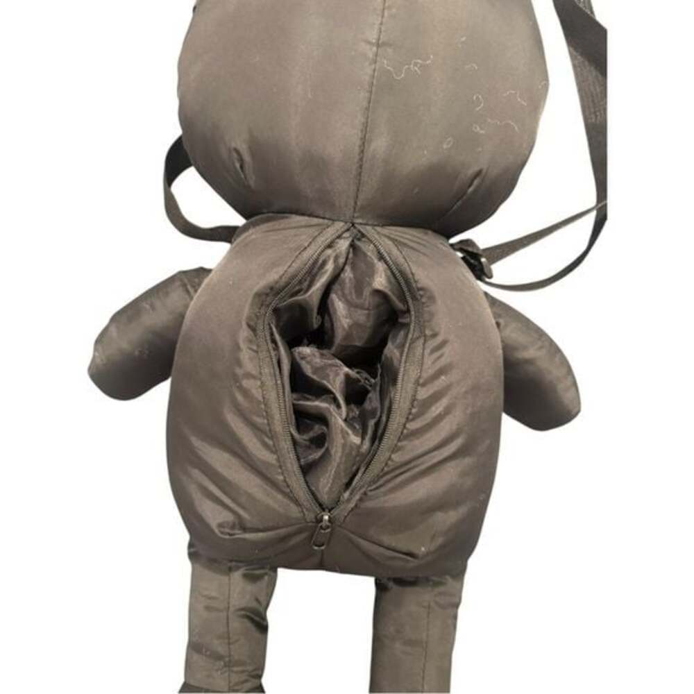 Shein Dark Gray Bear Backpack - image 5